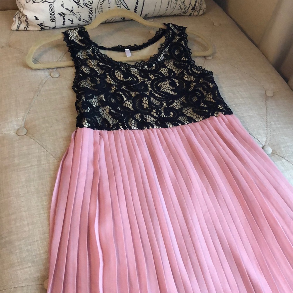 Embroidery long dress